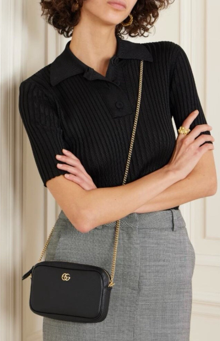 ま*き様 GUCCI ブラックレザー ケース グッチ キーケース マイクログッチシマ レザー 544248 GUCCI コイン