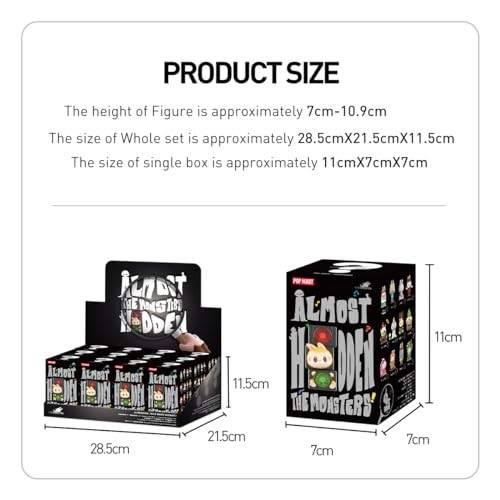POP MART THE MONSTERS Almost Hidden Series [Assorted Box 12