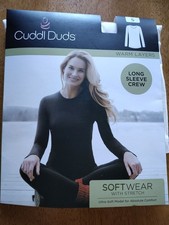 Cuddl Duds Long Sleeve Crew top Ivory Size small, ultra soft modal