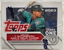 2023 Topps Series 1 MLB Baseball Hobby Jumbo Box New Factory Sealed 1 Auto 2 Mem