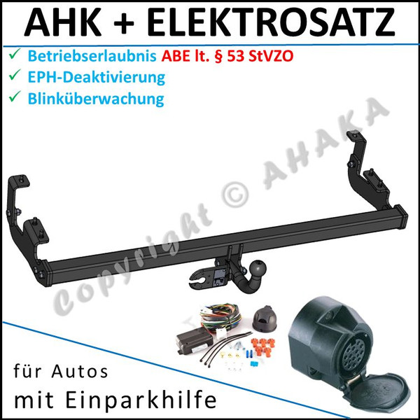 AHK & ES13 FüR Renault Kangoo II 2008- AnhäNgerkupplung Eph-Abschaltung Komplett-image