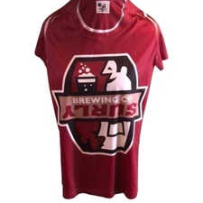 Surly Brewing Co Women’s  T-Shirt, Maroon with Print, Size XS