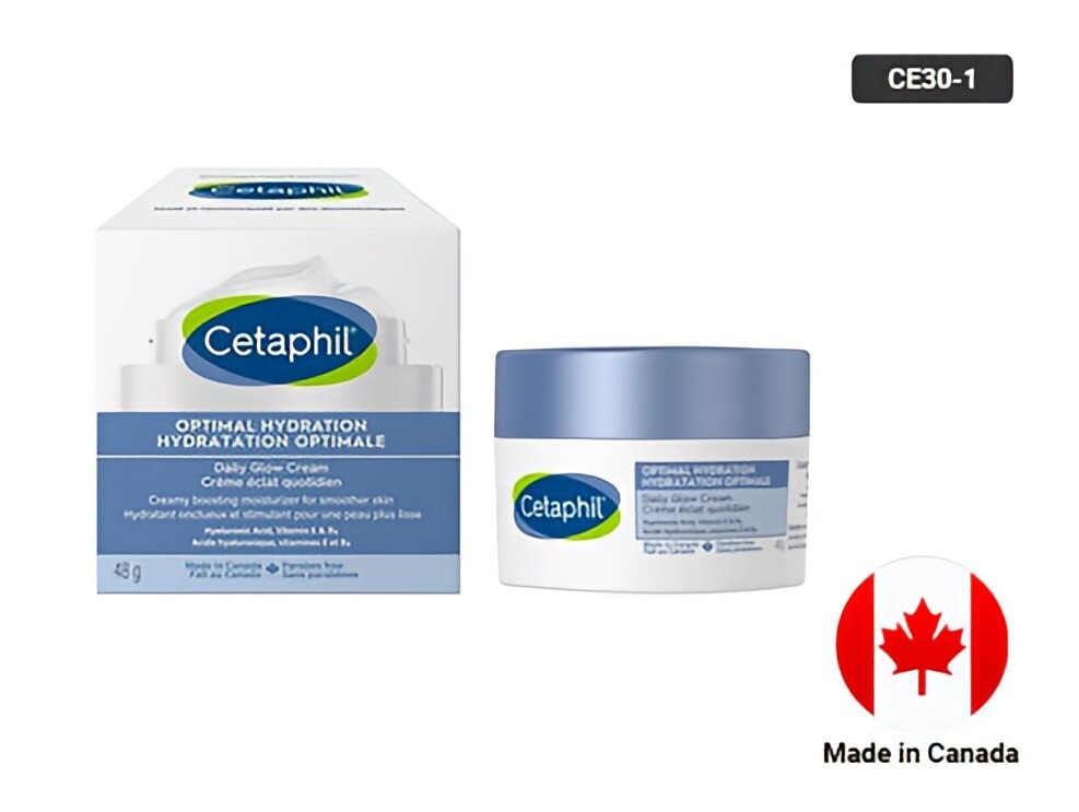 Cetaphil Optimal Hydration Daily Glow Cream 48g for Radiant Skin Canada