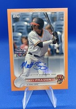 Matt Fraizer RC 2022 Topps Pro Debut Autographs Orange #D*03/25 ROOKIE AUTO Rare