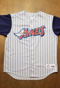angels throwback jersey pinstripe