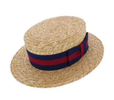 Olney Traditional Natural Straw Boater 