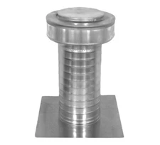 6 in. Dia Keepa Vent an Aluminum Roof Vent for Flat Roofs