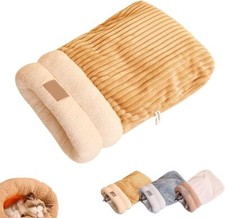 Cat Winter Sleeping Bag, 2026 Best Cat Sleeping Bag for Indoor Cats, Soft Plush