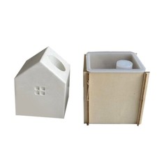 House shaped Stand Mold for Making Holder Pen Cup Desk Decoration