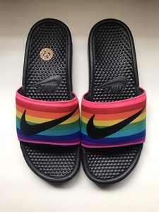 rainbow slides nike
