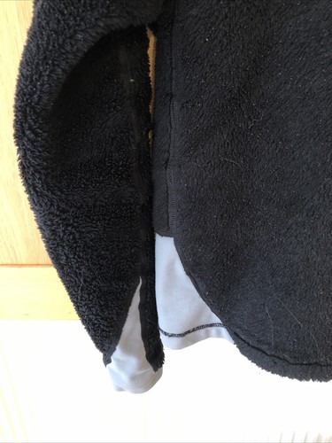 Vintage Women’s Lowe Alpine Fur Fleece Size Medium Vintage Jacket Black Grey - Picture 6 of 14