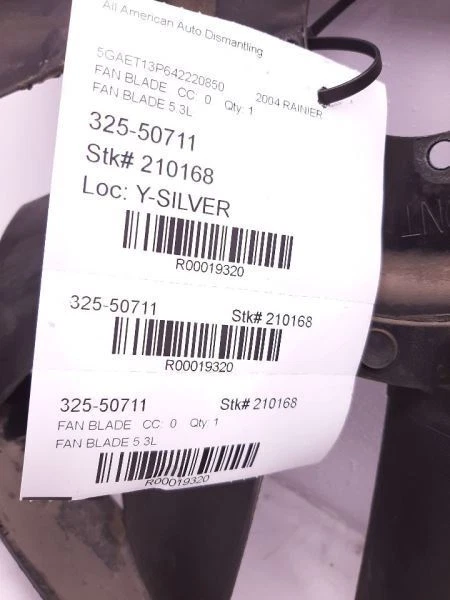 Fan Blade 02-09 GMC Envoy 15229250 - Image 3 of 4