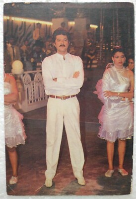 Bollywood Schauspieler Anil Kapoor seltene alte Original Postkarte Postkarte ...