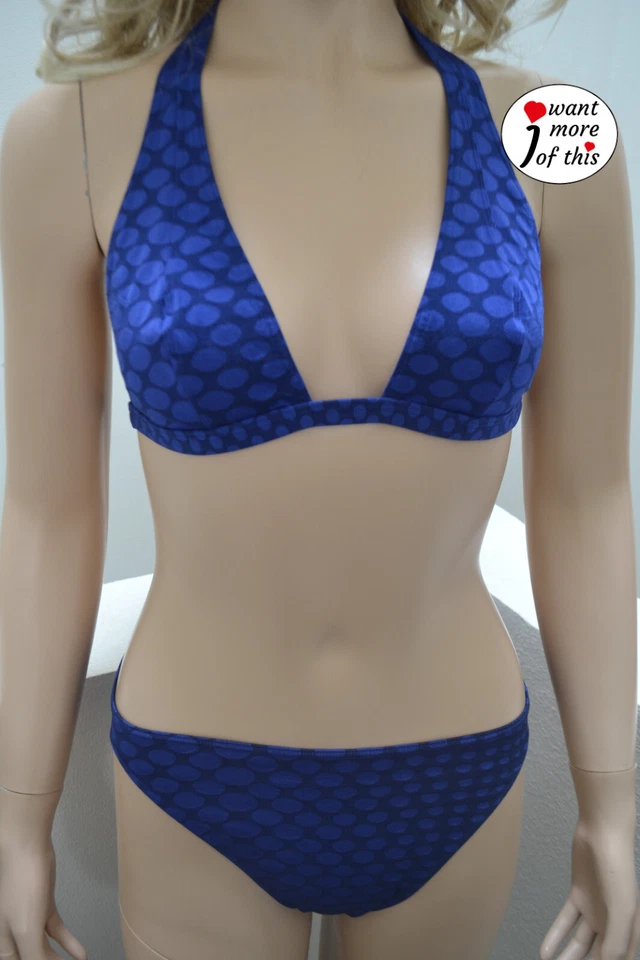 WOLFORD · Beach Bikini Triangle · Designer Todschick · XS Extra Small · Blue - Bild 2 von 3