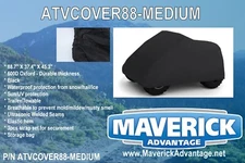 ATV Cover, Medium, fits 88.7"x37.4"x45.3", Water proof w elastic bottom-Maverick