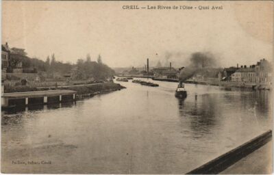 CPA CREIL Les Rives de l'Oise - Quai Aval (1207819)