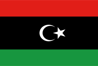 Holzschild 18x12 Libyens Flag of Libya Wand Deko Bar Kneipe Sammler Geschenk