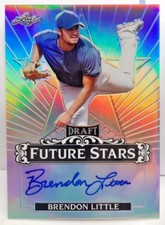 Brendon Little 2017 Leaf Metal Draft Future Star SILVER Prismatic Autograph Auto