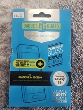 Gad get Guard Black Ice Tempered Glass Screen Protector for Galaxy s 6