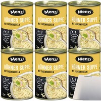 Menzi HüHnersuppe Mit Fadennudeln 6Er Pack 6X400Ml Dose Usy Block