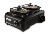 Crock-pot Sccpmd1-ch Hook Up Connectable Entertaining System, Double Oval 1-quar on sale Crock-pot Sccpmd1-ch Hook Up Connectable Entertaining System, Double Oval 1-quar on sale