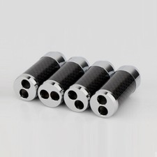 Stainless Steel Carbon Fiber Pants Boot Y Splitter 1 to 2 For DIY Audio Speaker