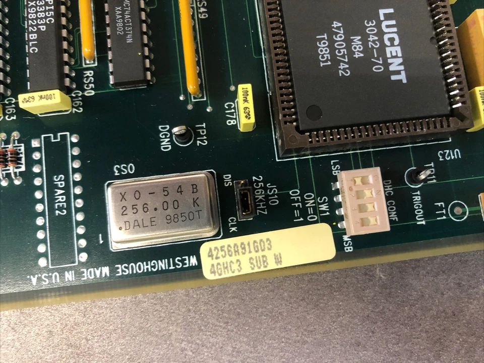 WESTINGHOUSE 4256A91G03 WESTATION GHC BOARD 4GHC3 SUB W - NOS - Image 2 of 4