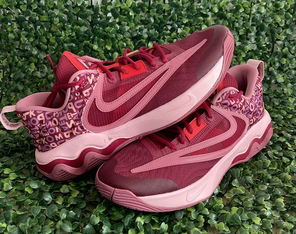 Nike Giannis Immortality 3 Red Peach Berry Men Sz 12 Basketball