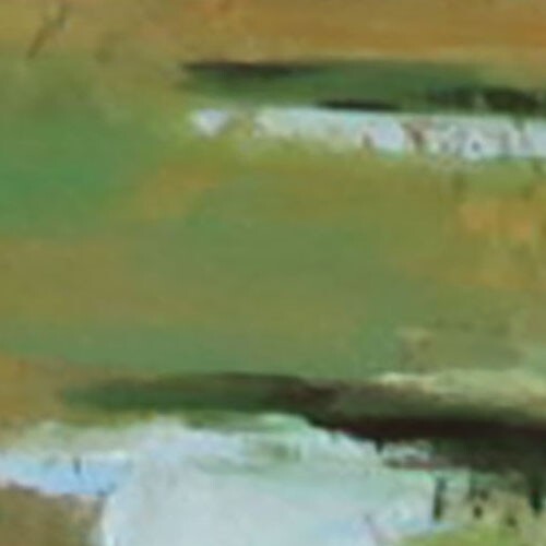 PAESAGGIO UCRAINO Dipinto ad olio contemporaneo 8x8 UCRAINA - Foto 11 di 12