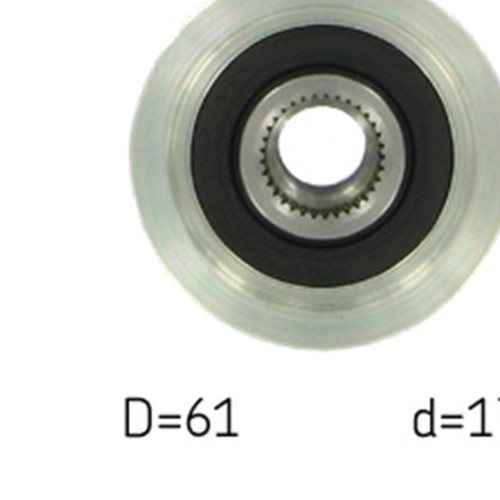 Alternator Freewheel Clutch Pulley SKF for A4 Passat A6 VKM 03117 Top Quality - Picture 4 of 6