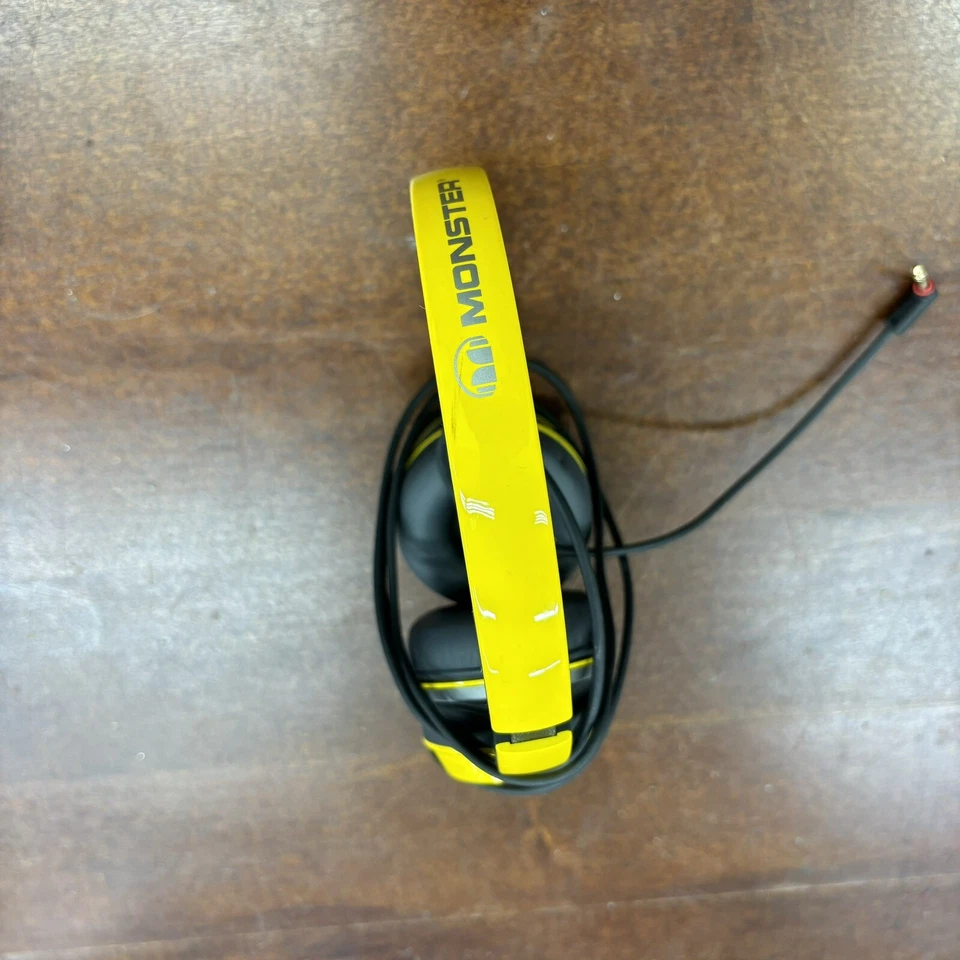 Monster N-Tune High Performance 3.5mm Wired On-Ear Headphones Yellow - Image 2 of 4