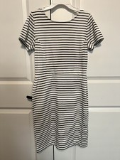 Banana Republic Women’s Sheath Dress Summer Short Sleeves Size 6 Striped
