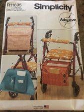 🦋 SIMPLICITY ADAPTIVE #R11695 - MEDICAL - WHEELED WALKER ACCESSORIES PATTERN FF