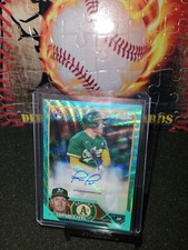 2023 Topps Chrome Update Conner Capel Aqua Wave RC Refractor Auto /199 #AC-CC