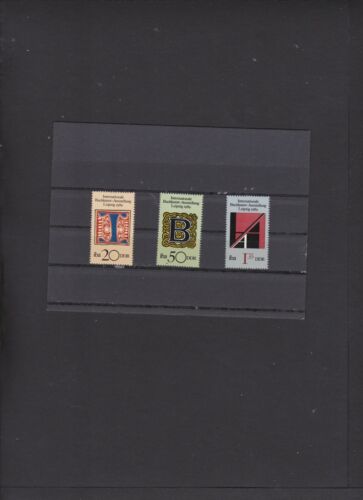 DDR Mi. Nr. 3245 - 3247 " Internationale Buchkunstausstellung " Postfrisch