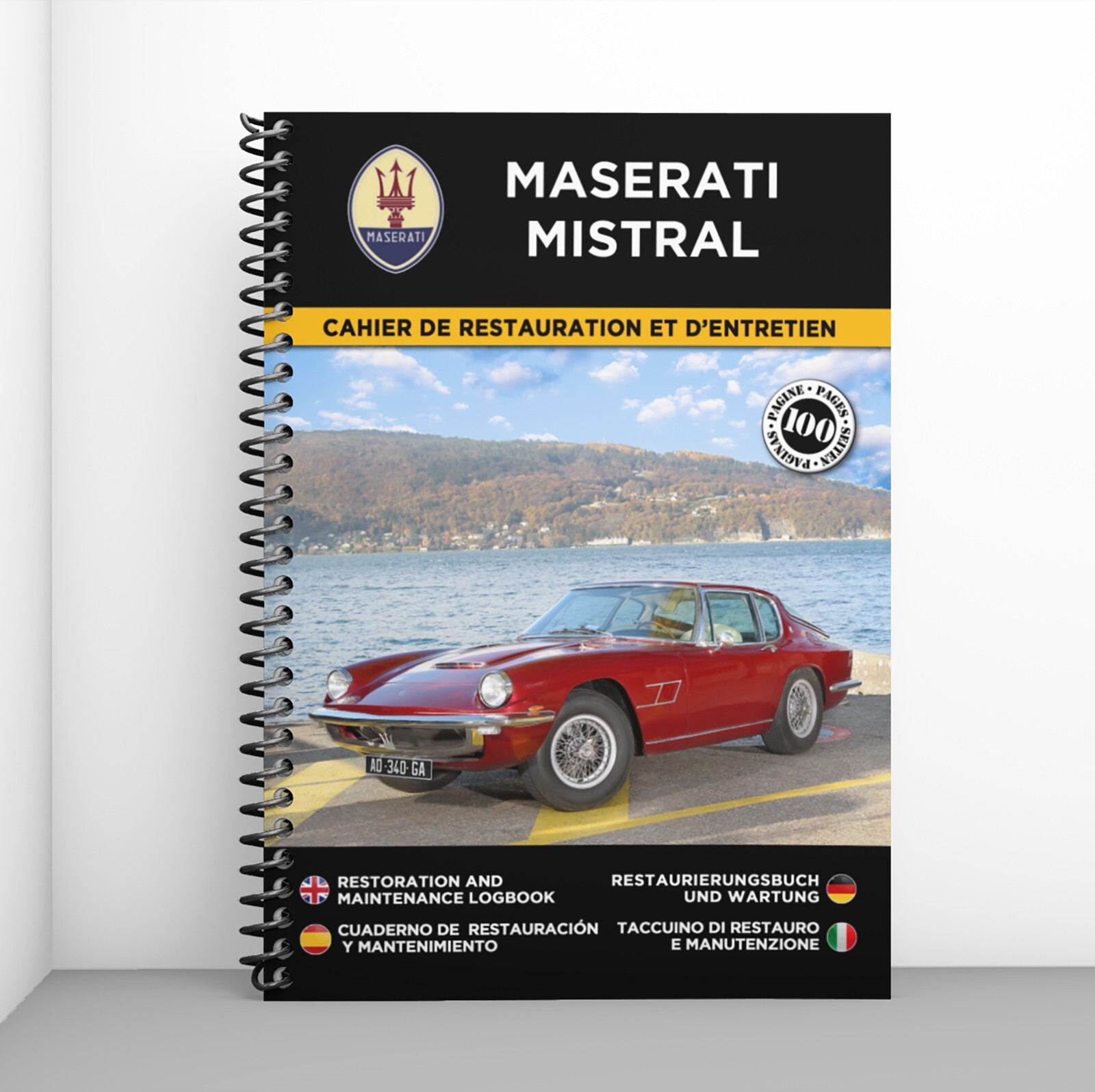 Cahier Maserati Mistral pour restaurer ce coupé de collection avec l excellence italienne