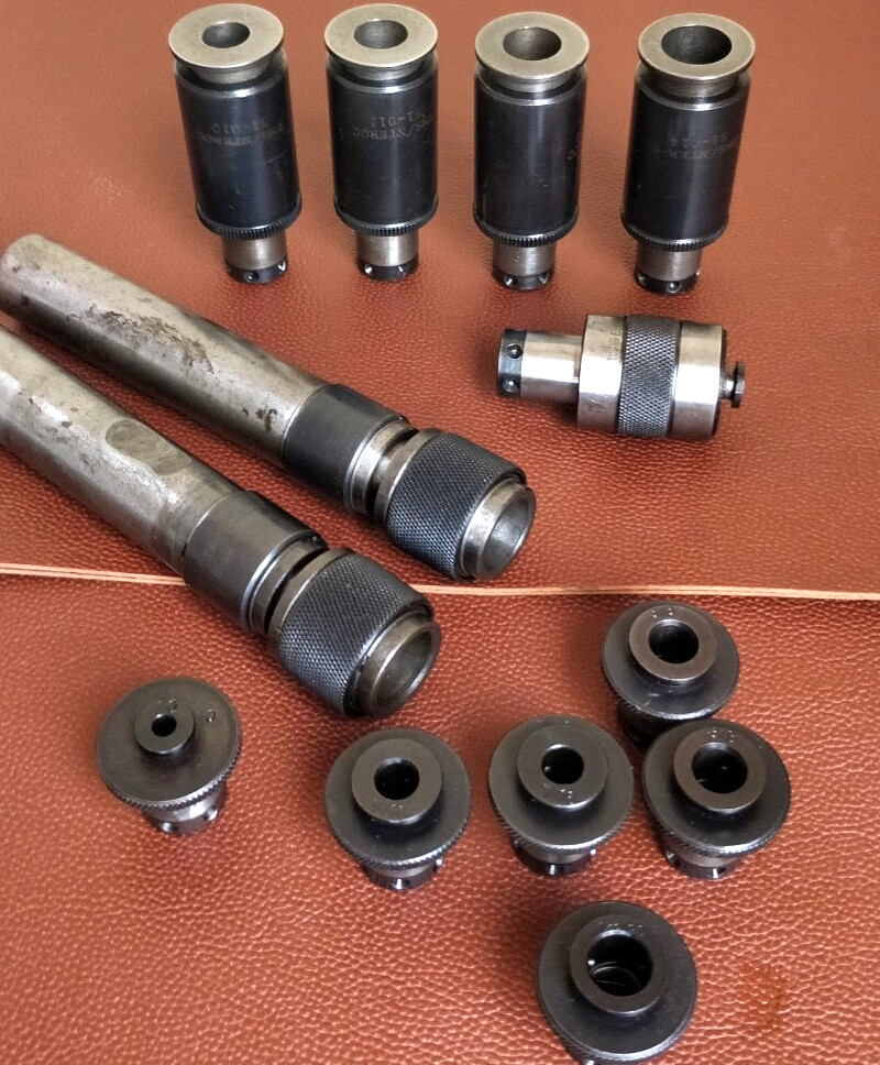 2 shanks + 6 heads + 4 extended TMS Tension/Compression Tap Holder 311-51-716