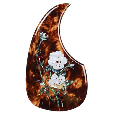 Left-hander Acoustic Guitar Pickguard Inlaid Abalone Flower for D45