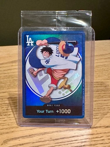 One Piece x Los Angeles Dodgers 2026 Luffy Card - TCG SGA 7/2/26