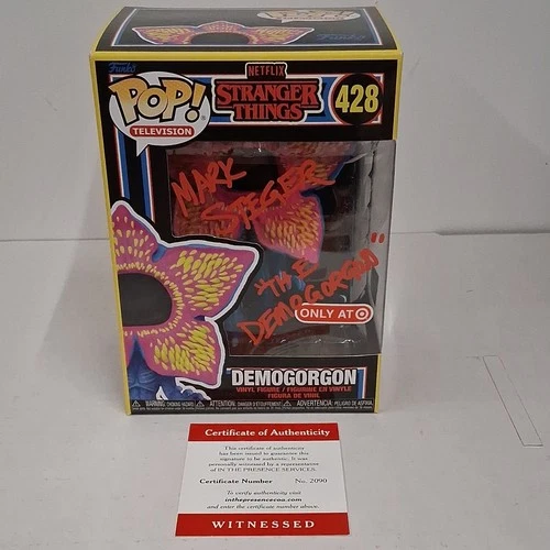 Funko Pop! Vinyl Stranger Things Demogorgon #428 Target Exclusive Autographed
