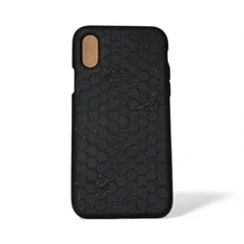 Pela Case for iPhone X/XS Black Honeybee - Eco-friendly, Compostable
