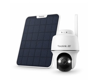 Reolink Go PT Ultra G440 4K 8MP 4G LTE Überwachungskamera + Solar Panel 2 Akku