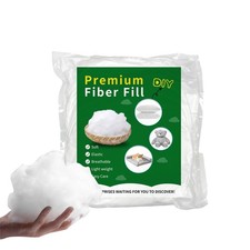 Polyfill Stuffing Fiber Fill 100g/0.22lb,Premium Fiberfill 100g/0.22lb, White