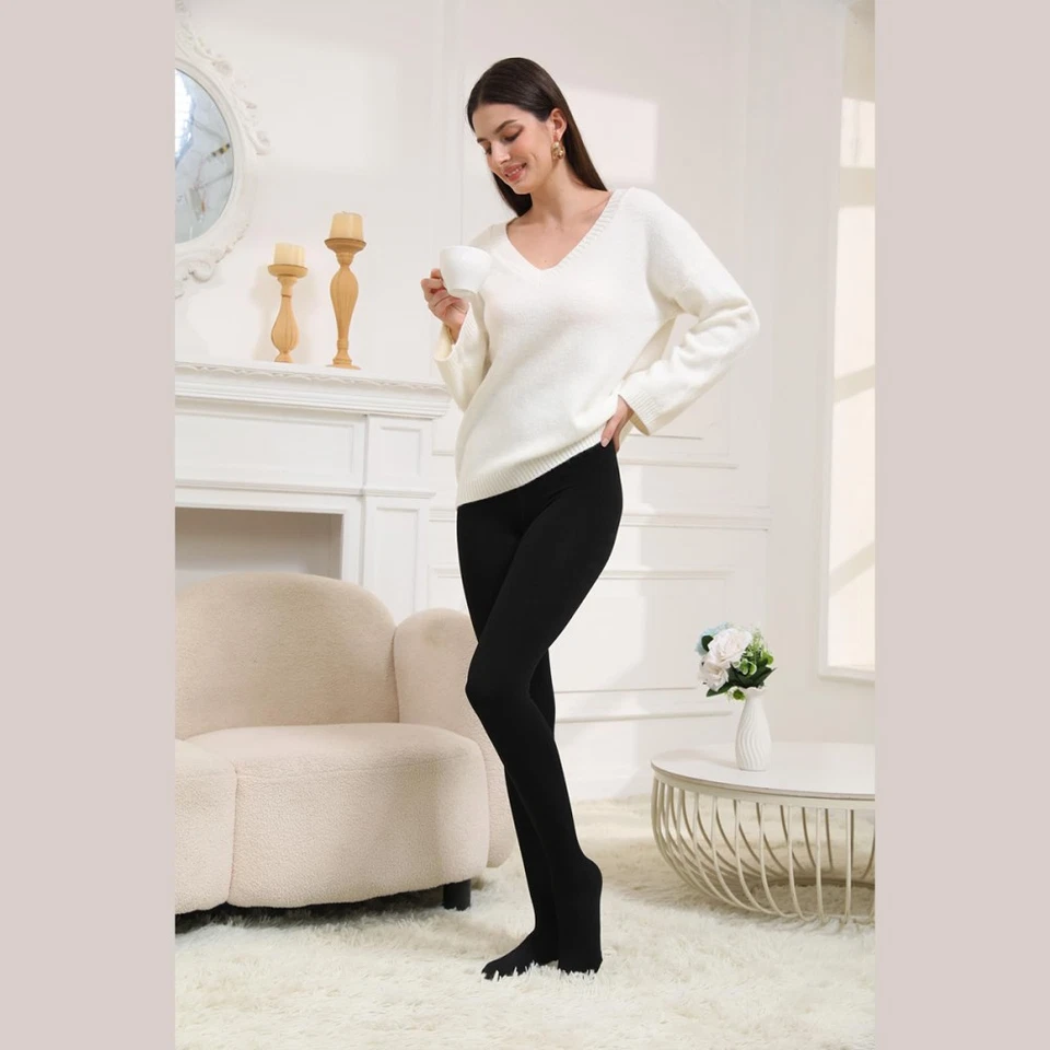 Damen Thermostrumpfhose Winter Thermo Strumpfhose warmen Innenfleece - Bild 4 von 4