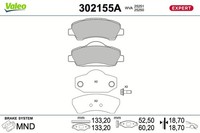 Bremsbelagsatz BremsklöTze Vorderachse FüR Peugeot 308 SW II 301 Lb_ CitroëN
