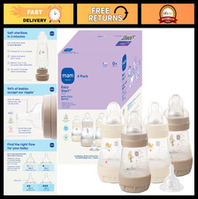 5oz Anti-Colic Baby Bottle Set - Wide Neck, Slow Flow Nipple, BPA Free, Easy Cle
