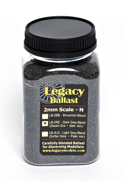 DCC Concepts LB-2SE Dark Grey Blend Ballast (Steam Era - Dark Mix) 2mm N Gauge