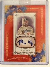2010 Topps Allen & Ginter's - Framed Mini Autographs Matt Kemp #AGA-MK (AU)