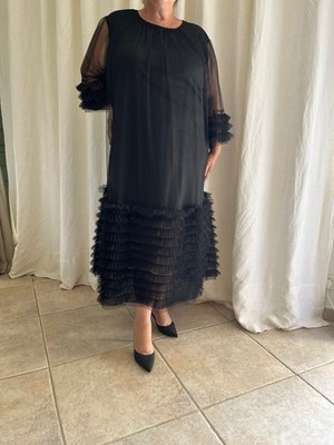 Abendkleid schwarz Übergröße