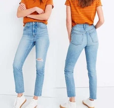 Madewell Womens Size 24 The Perfect Vintage Jean Distressed